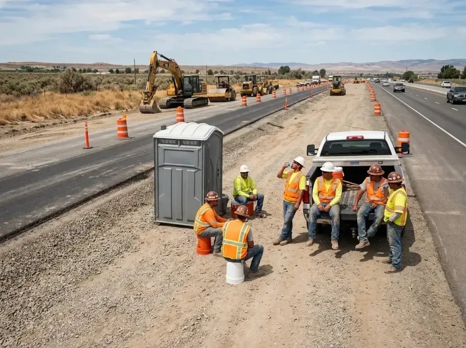 highway-road-construction-crew-007 — frequently asked questions, Porta Potty and Restroom Rentals in Clearlake, CA